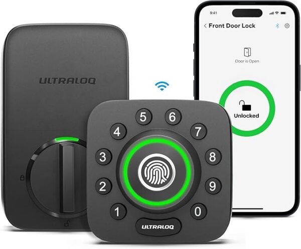 ULTRALOQ WiFi Smart Lock with Door Sensor