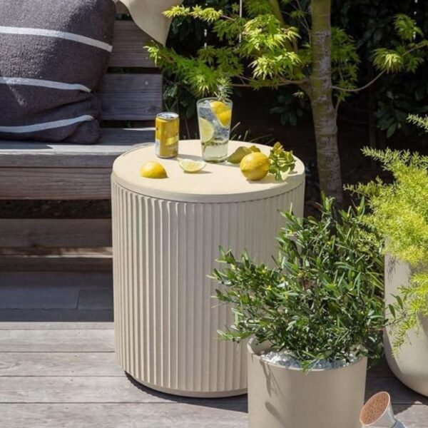 Outdoor Cooler Side Table